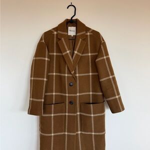 Madewell Windowpane Elmcourt Coat